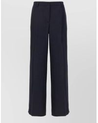 P.A.R.O.S.H. - Raisa Tailored Pants Belt Loops Pockets - Lyst