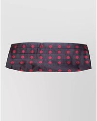 Dolce & Gabbana - Silk Pleated Polka-Dot Cummerbund Belt - Lyst