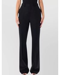 Ralph Lauren - Wool Mid-Rise Slim-Leg Bootcut Tailored Trousers - Lyst