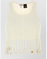 Loewe - Cotton Paula Ibiza Sleeveless Top - Lyst