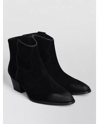Ash - Suede Leather Ankle Boots - Lyst