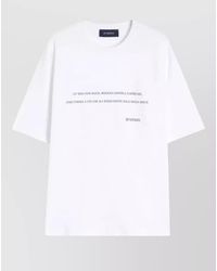 Sportmax - Cotton Printed Regular-Fit Short-Sleeve T-Shirt - Lyst