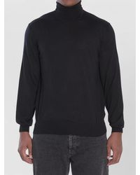Saint Laurent - Fine-Knit Wool Slim-Fit Turtleneck Sweater - Lyst
