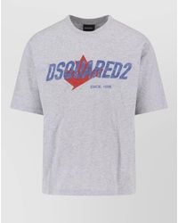 DSquared² - Cotton Blend Loose-Fit T-Shirt - Lyst