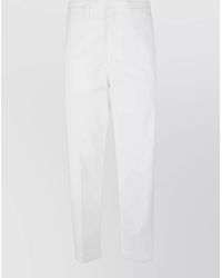 Department 5 - Wide Leg Trousers Belt Loops Back Pockets - Lyst