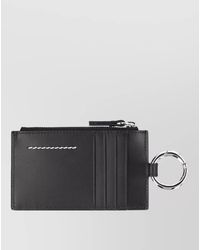 MM6 by Maison Margiela - Leather Cardholder - Lyst