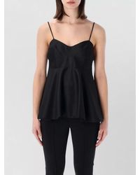 Rohe - Bustier Top Flared Hem Satin Straps - Lyst