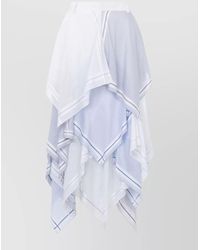 Moschino - Asymmetric Layered Handkerchief Skirt - Lyst