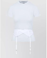 Balenciaga - Stretch Cotton T-Shirt - Lyst
