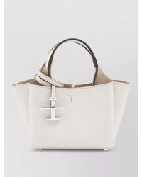 Tod's - Micro Calf Leather Tote Bag - Lyst