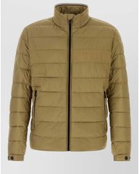 BOSS - Polyester Padded Jacket High Collar Pockets - Lyst