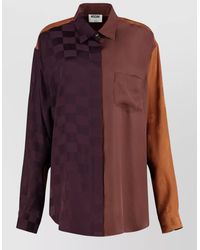 Moschino - Silk Blend Shirt - Lyst