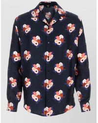 Fendi - Silk Shirt Long Sleeves Floral Pattern - Lyst