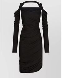 The Attico - Crepe Midi Dress - Lyst