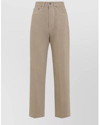 Celine - Denim High-Rise Straight-Leg Jeans - Lyst