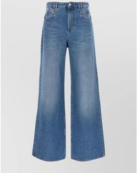 Isabel Marant - Wide-Leg Trousers With Belt Loops And Back Pockets - Lyst