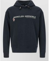 Moncler - Hooded Sweatshirt Logo Detail Drawstring - Lyst