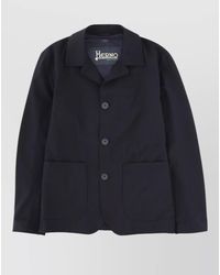 Herno - Wool Blend Blazer - Lyst