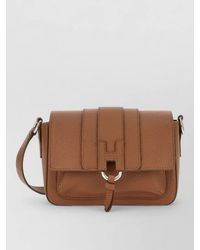 Hogan - Leather Shoulder Bag Textured Finish - Lyst