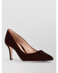 Gianvito Rossi - High Heel Pumps Pointed Toe Stiletto Velvet - Lyst