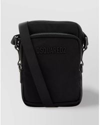 DSquared² - Urban Crossbody Bag With Adjustable Strap And Front Zip Pocket - Lyst