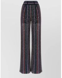 Missoni - Striped Sequin Wide Leg Trousers - Lyst