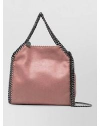 Stella McCartney - Mini Falabella Polyester Chain Tote Bag - Lyst
