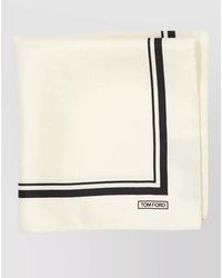 Tom Ford - Border Design Square Pocket Handkerchief - Lyst