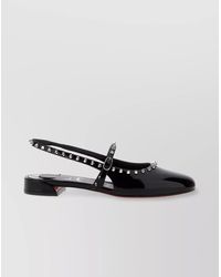Christian Louboutin - Patent Leather Slingback Ballerina Shoes - Lyst