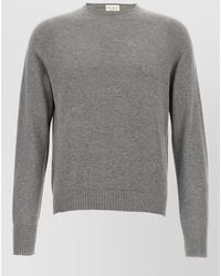 Ma'ry'ya - Cashmere Cotton Crew Neck Knit Sweater - Lyst