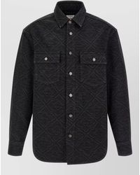CASABLANCA - Laser Long-Sleeve Denim Shirt - Lyst