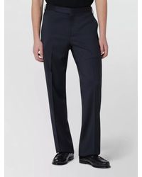 Lardini - Virgin Wool Regular-Fit Straight-Leg Trousers - Lyst