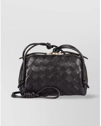Bottega Veneta - Concert Pouch Leather Cross-Body Bag - Lyst