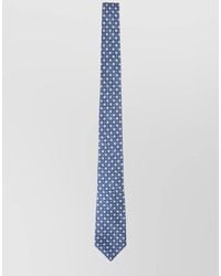 Kiton - Slim Tie Pointed Tip Floral Pattern - Lyst