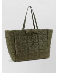 Ganni - Re Tech Xxl Tote Shoulder Shopping Bag - Lyst