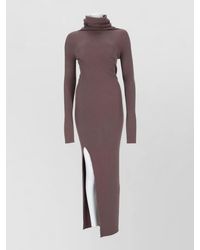 Rick Owens - Wool Knit Midi Dress - Lyst