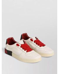 Dolce & Gabbana - Low Top Nappa Lambskin Rubber Sole Sneakers - Lyst