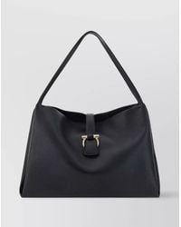Ferragamo - Mia Large Leather Shoulder Bag - Lyst