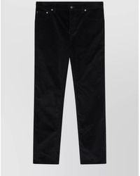 Burberry - Dark Cotton Corduroy Trousers - Lyst