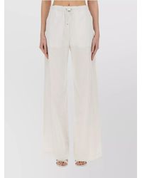 Moschino - Wide-Leg Trousers - Lyst