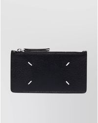 Maison Margiela - Calf Leather Zipped Cardholder - Lyst