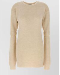 Lemaire - Removable Sleeve Knitted Dress - Lyst