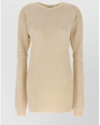 Lemaire - Removable Sleeve Knitted Dress - Lyst