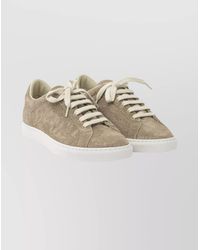 Common Projects - Suede Leather Low-Top Sneakers - Lyst