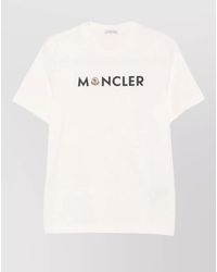 Moncler - Cotton Logo Print Short-Sleeve T-Shirt - Lyst