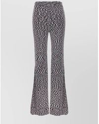 Missoni - Patterned Flared Trousers - Lyst