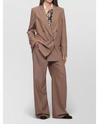 Etro - Double Breasted Wool Tailoring Jacket - Lyst