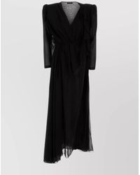Balenciaga - Silk Maxi Dress - Lyst