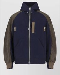 Sacai - Paneled Hooded Jacket - Lyst
