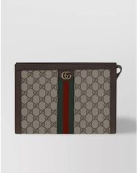 Gucci - Logo-Print Beauty Case Clutch Bag - Lyst